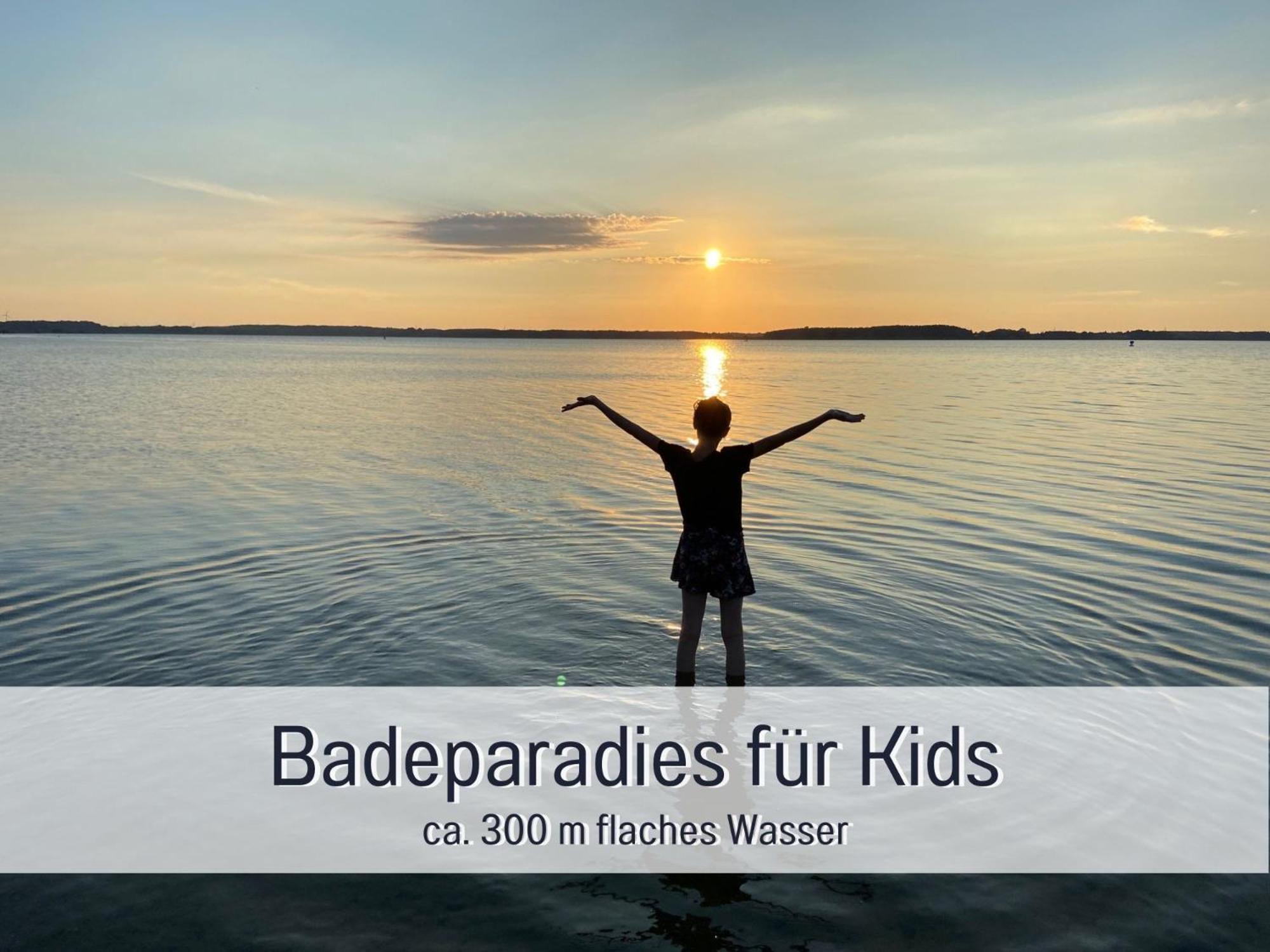 Strandhaus Mathea - Ruhige Lage Direkt Am Fleesensee - Parkplatz, Kamin, Sauna - Familienfreundlich Unter Göhren 外观 照片