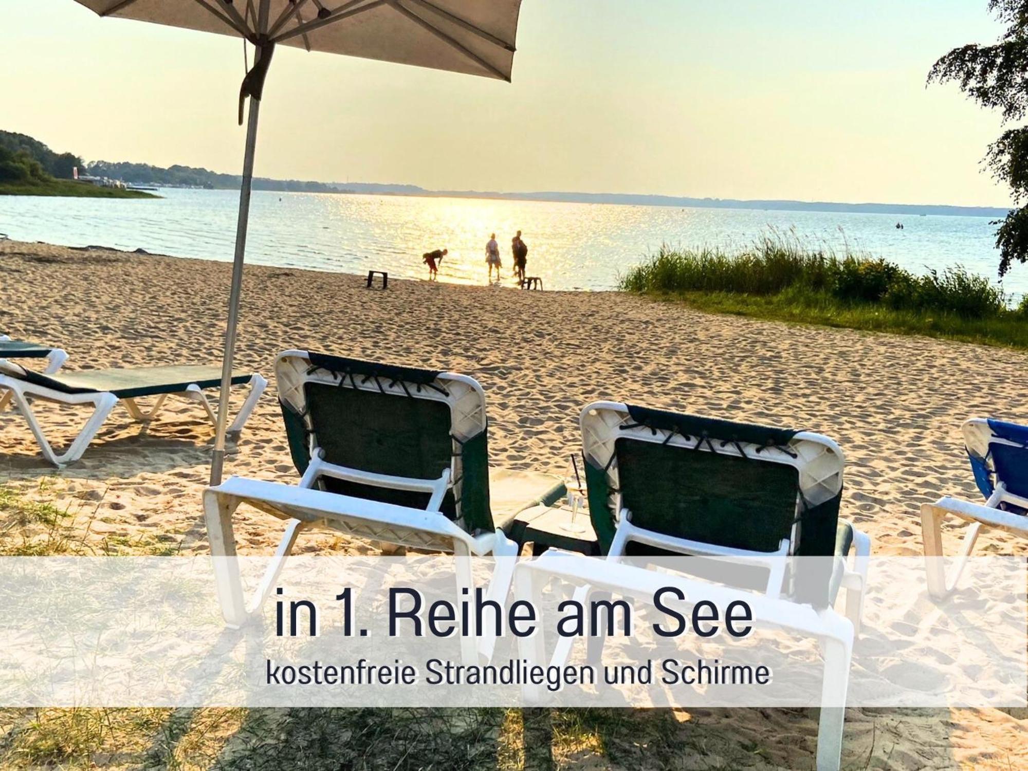 Strandhaus Mathea - Ruhige Lage Direkt Am Fleesensee - Parkplatz, Kamin, Sauna - Familienfreundlich Unter Göhren 外观 照片
